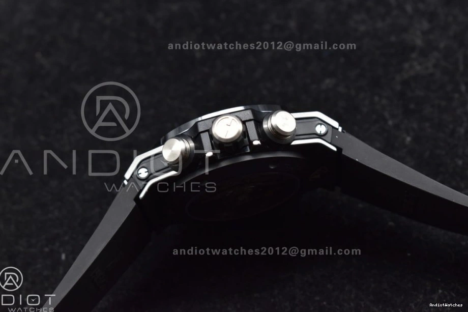 A 893 Black Rubber ZF Edition Skeleton on Dial Bang Strap Hublot BestValue 1:1 Unico Best Black Big Full 0105